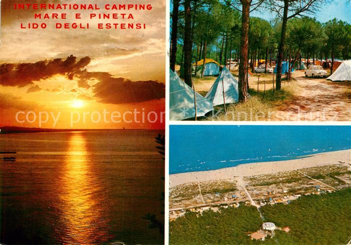 Lido degli Estensi International Camping Mare e Pineta Fliegeraufnahme