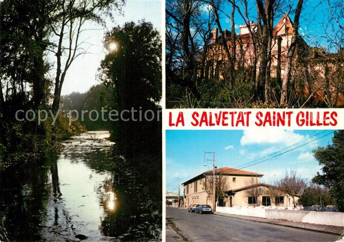 La Salvetat-Saint-Gilles Aussonnelle Chateau Rues principales