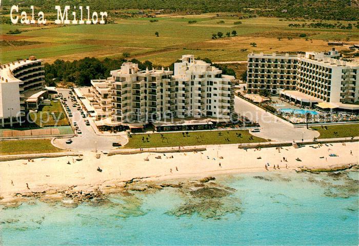 Cala Millor Mallorca Strand Hotels Fliegeraufnahme