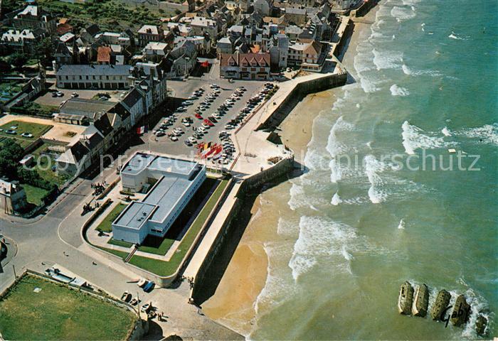 Arromanches-les-Bains Port Wilson Vue generale aerienne et le