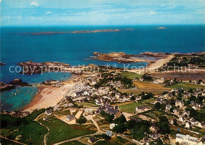 Tregastel Cote de Granit Rose Vue aerienne