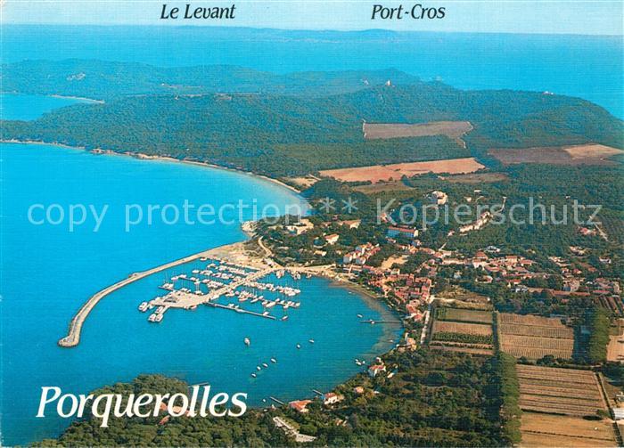 Porquerolles Le Levant Port Cros Vue aerienne