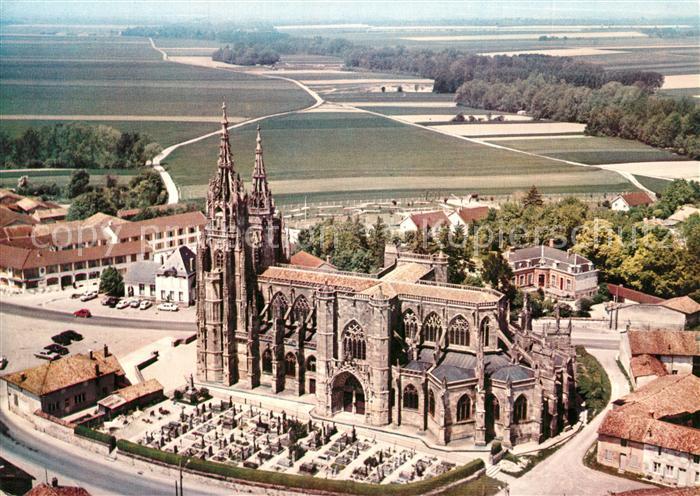 L Epine Marne Basilique ND de l’Epine Vue aerienne