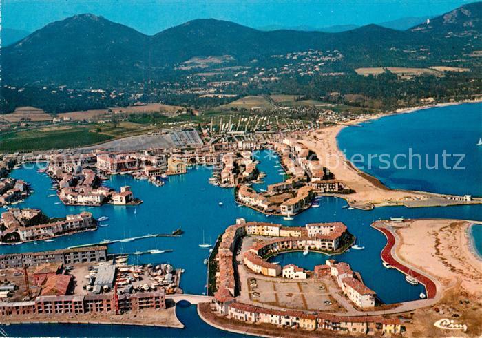 Port Grimaud Cite lacustre Vue aerienne