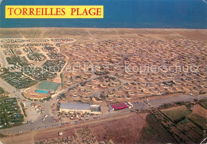 Torreilles Vue generale aerienne