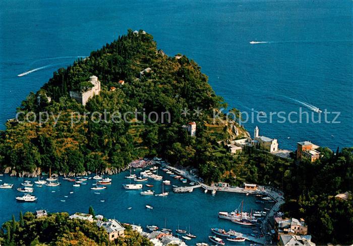 Portofino Liguria Fliegeraufnahme