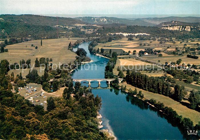 Domme Vue aerienne que l’on peut admirer du haut de la ville