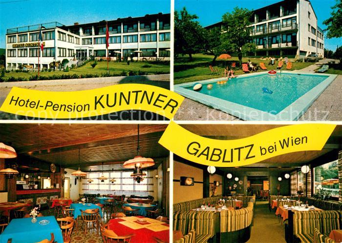 Gablitz Hotel Pension Kuntner Restaurant Bar Pool