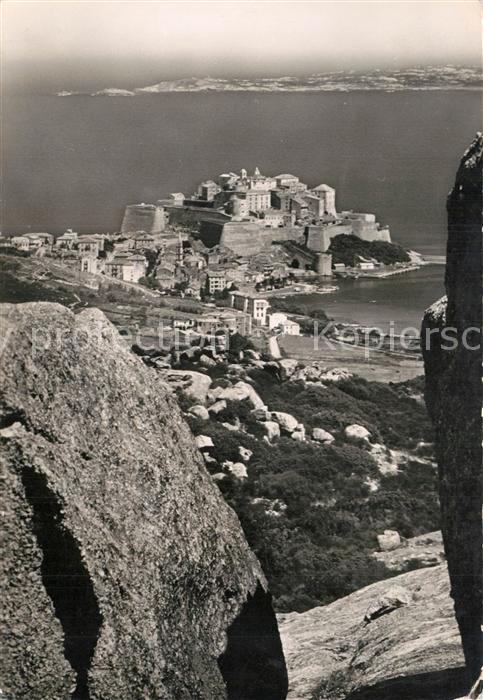 Calvi vu des falaises de Recisa