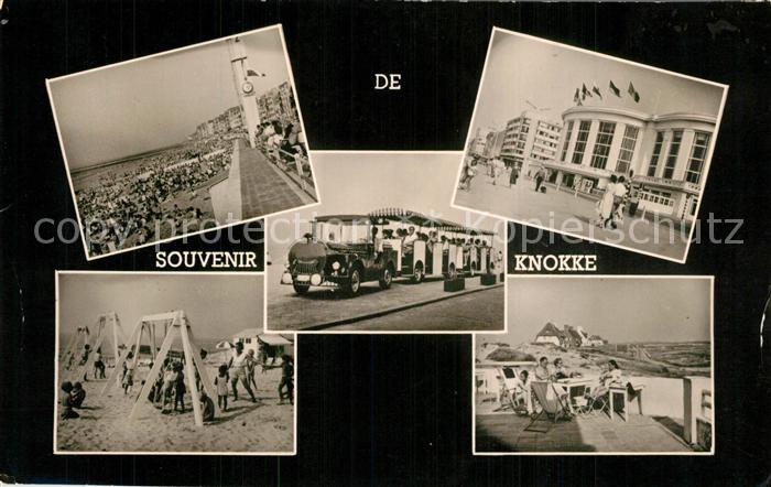 Knokke-Heist Strand Promenade Hotel Touristenbahn