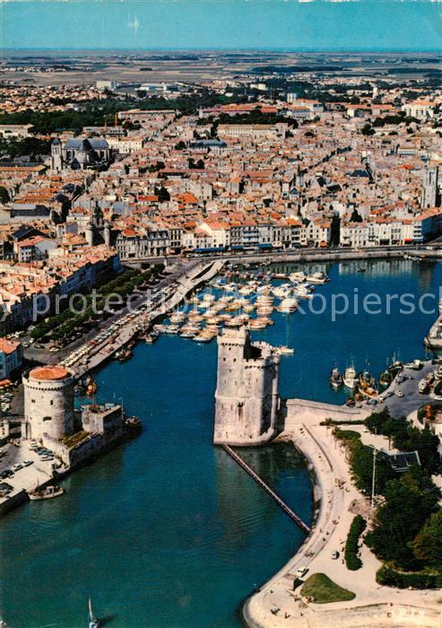 La Rochelle Charente-Maritime Port Tour de la Chaîne Tour Saint Nicolas vue aéri