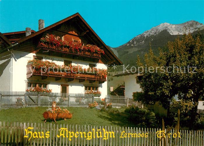 Lermoos Tirol Gaestehaus Pension Haus Alpengluehn Alpen