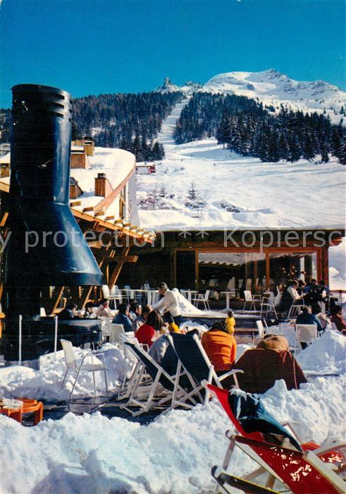 Bourg-Saint-Maurice Les Arcs Terrasse du Pub Sports d hiver Alpes