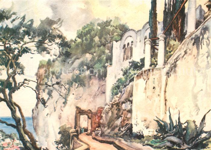 Anacapri Villa San Michele Kuenstlerkarte