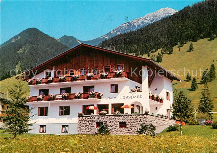 Lermoos Tirol Gaestehaus Pension Haus Lusspark Alpen