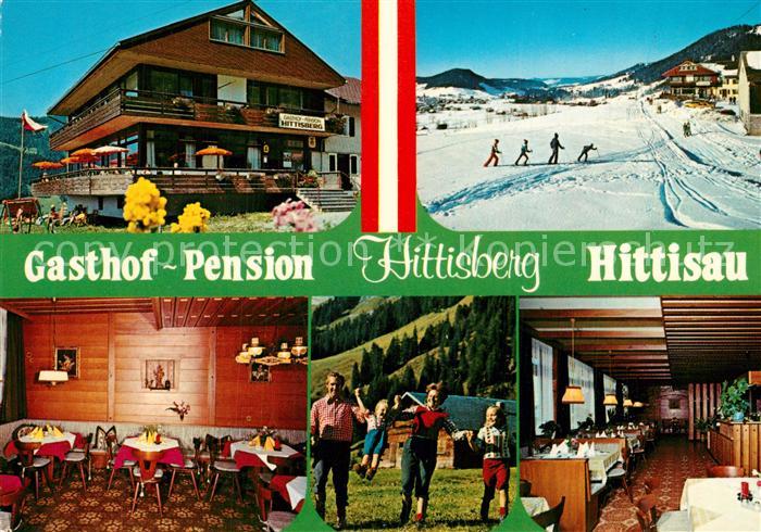 Hittisau Vorarlberg Gasthof Hittisberg Restaurant Wintersportplatz Alpen