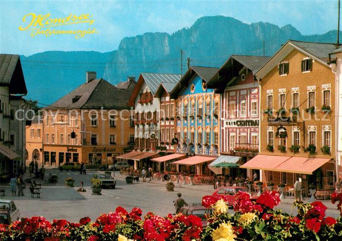 Mondsee Salzkammergut Ortsmotiv Innenstadt Alpen