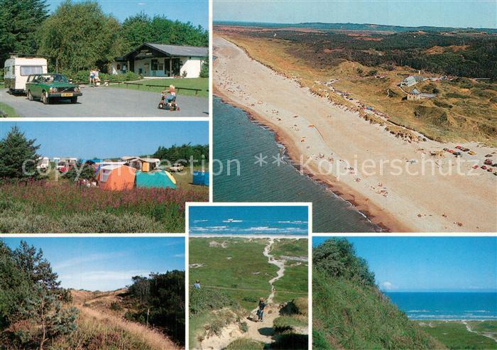 Fjerritslev Svinklov Camping Landschaftspanorama Strand Fliegeraufnahme