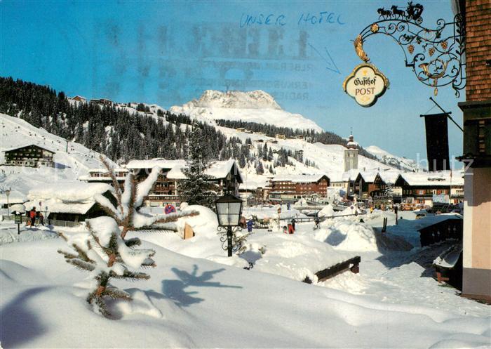 Lech Vorarlberg Wintersportplatz gegen Karhorn Lechquellengebirge