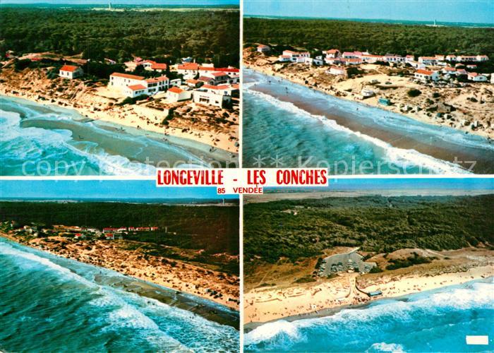 Longeville-sur-Mer Les Conches Plage vue aérienne