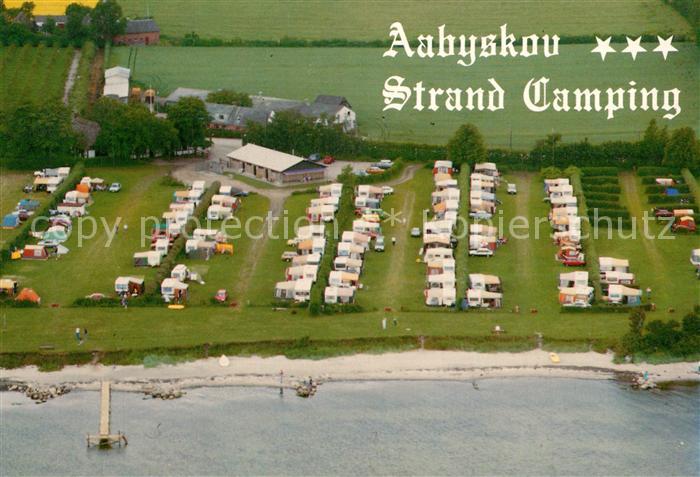 Skarup Aabyskov Strand Camping Fliegeraufnahme