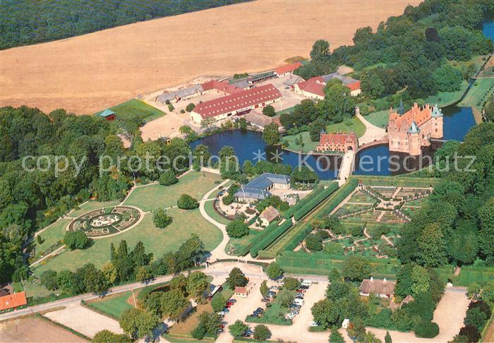 Egeskov Schloss Park Fliegeraufnahme
