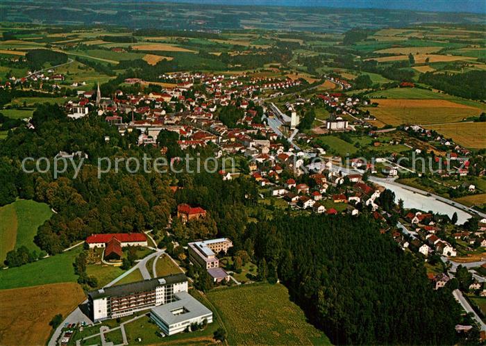 Bad Hall Oberoesterreich Kurort Kuranstalt Fliegeraufnahme