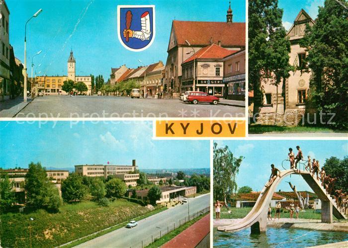 Kyjov Maehren Gottwaldovo namesti Muzeum Nemocnice Koupaliste