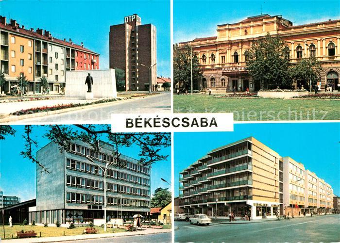 Bekescsaba Teilansichten Innenstadt Gebaeude Denkmal