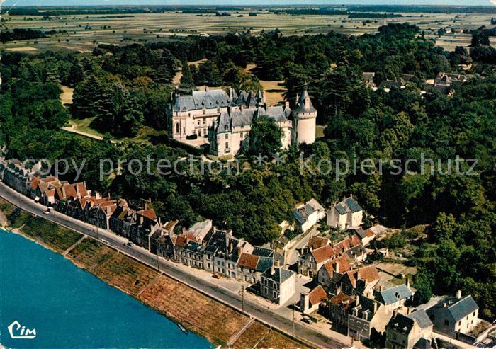 Chaumont-sur-Loire Chateau vue aérienne
