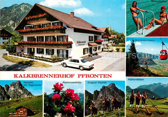 Steinach Pfronten Kalkbrennerhof Hotel Pension Garni Hochalm Aggenstein Alpenros