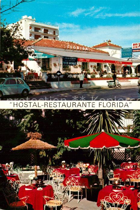 Torremolinos Hostal Restaurante Florida Gartenterrasse