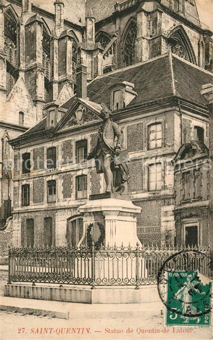 Saint-Quentin 02 Aisne Statue de Quentin de Latour