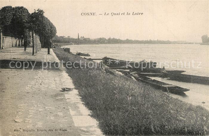Cosne-Cours-sur-Loire Le Quai et la Loire