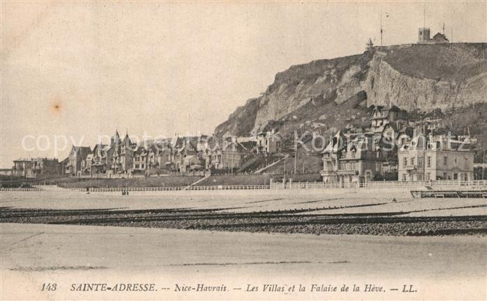 Sainte-Adresse Nice Havrais Les Villas et la Falaise de la Heve