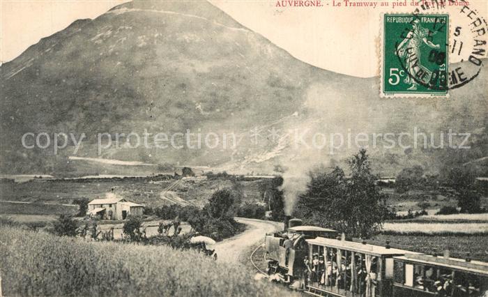 Auvergne Region Le Tramway au pied du Tour de Dome