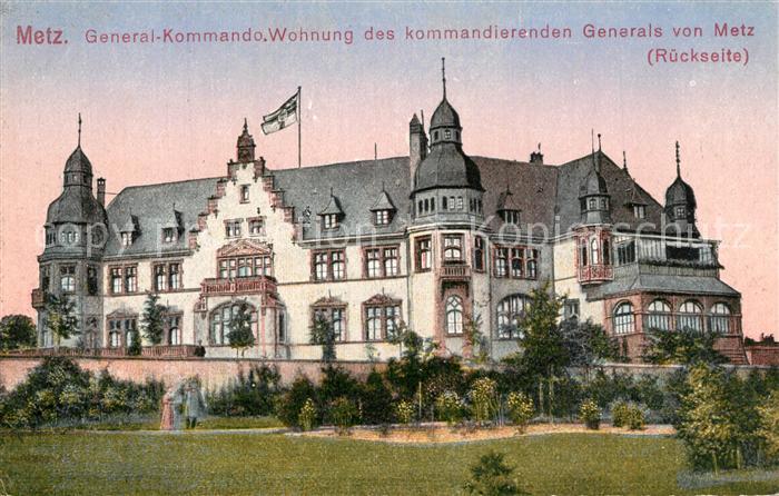 Metz  57 Moselle Generalkommando Wohnung des komm Generals von Metz