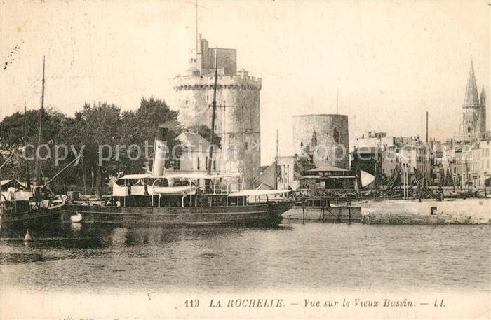 La Rochelle Charente-Maritime Vue sur le Vieux Bassin