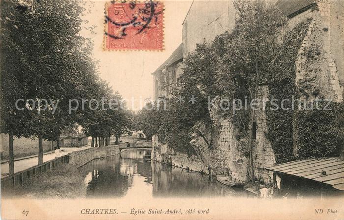 Chartres 28 Eglise Saint Andre cote nord