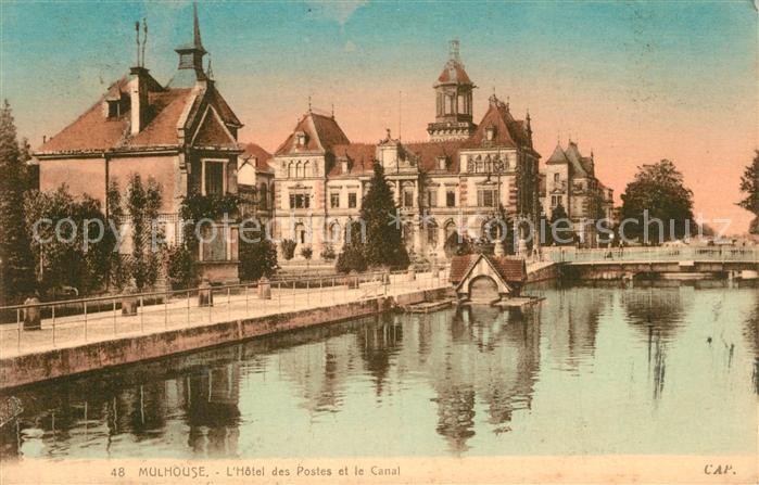 Mulhouse Muehlhausen Hotel des Postes et le Canal