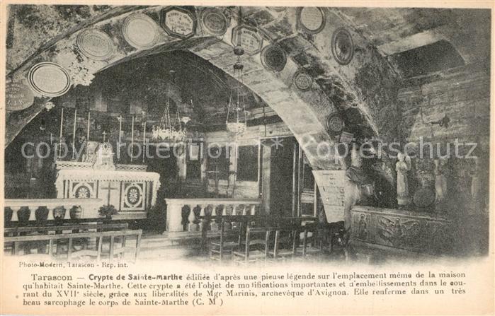 Tarascon Bouches-du-Rhone Crypte de Sainte Marthe