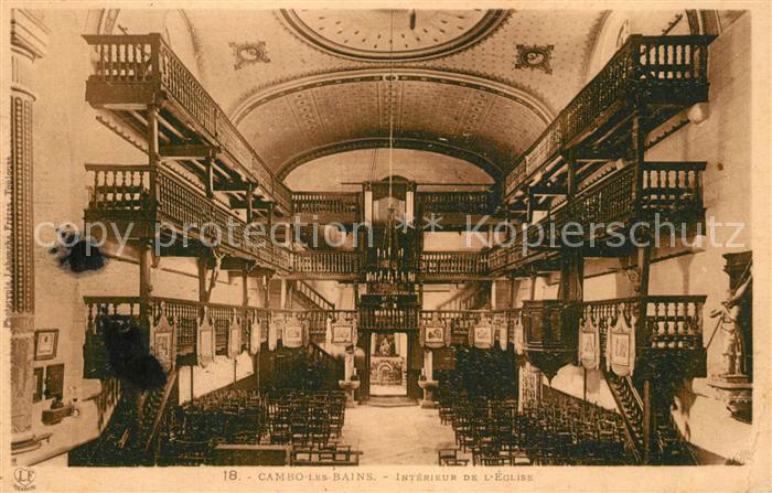 Cambo-les-Bains Interieur de l'Eglise