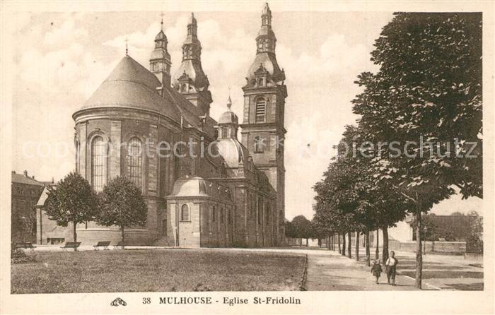 Mulhouse Muehlhausen Eglise St Fridolin