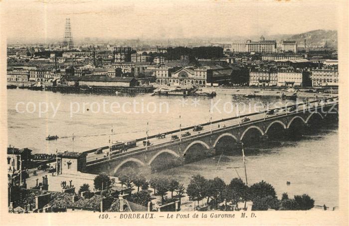 Bordeaux Le Pont de la Garonne