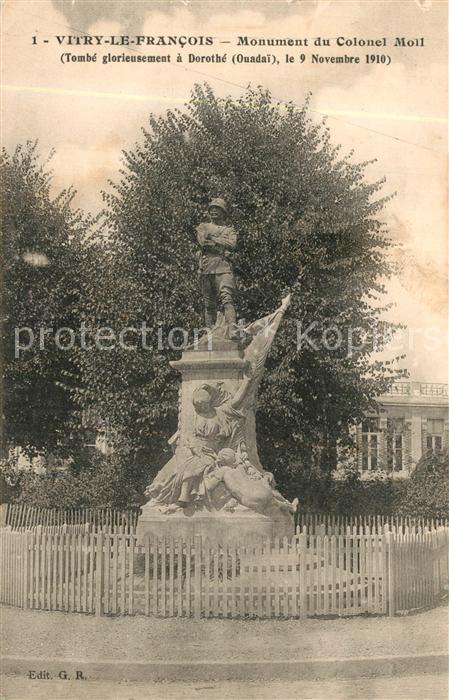 Vitry-le-Francois Monument du Colonel Moll
