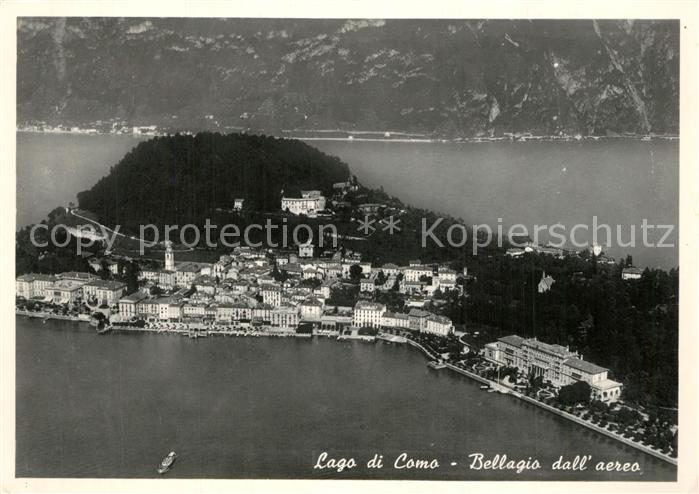 Como Lago di Como Bellagio dall aereo