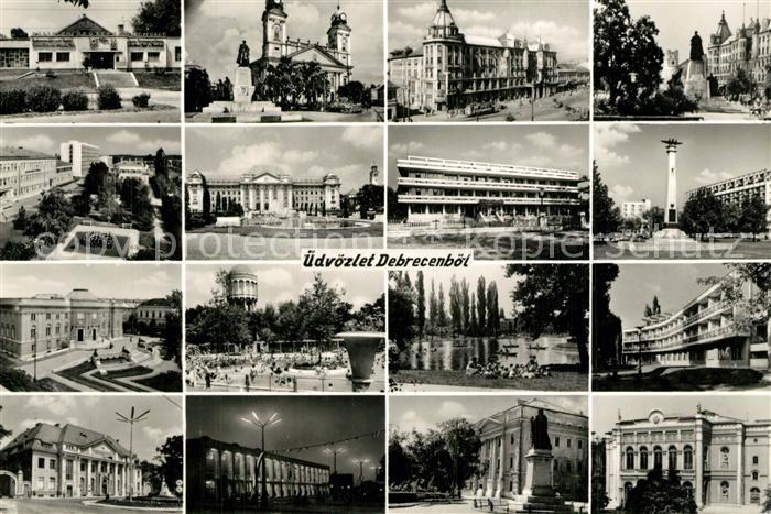 Debrecen Debrezin Orts und Teilansichten