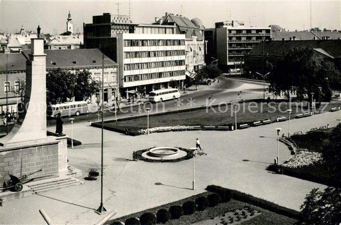Nagykanizsa Freiheitsplatz mit dem sowjetischen Heldenedenkmal