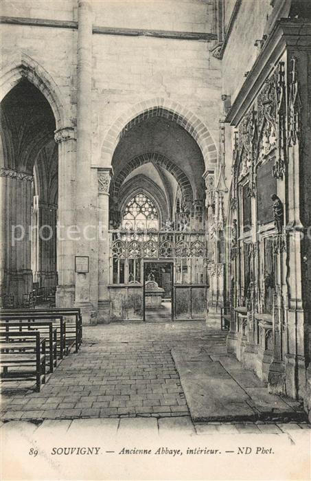 Souvigny Intérieur de l'ancienne abbaye