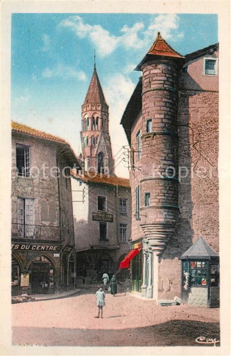 Saint-Leonard-de-Noblat Vieilles maisons Tour historique XVIe s